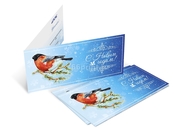 заказать печать 125 открыток «Евро», в развороте «420х100» полноцветная печать с обеих сторон