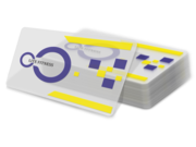 заказать печать 300 пластиковых карт, полноцветная печать с обеих сторон на прозрачном пластике