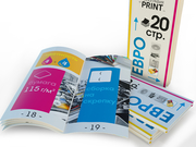 заказать печать 75 каталогов «Евро», книжная ориентация,20 страниц